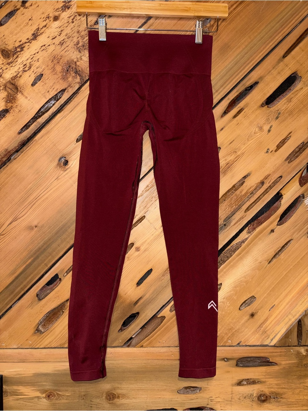 Oner Active Maroon High-Waist Kids Leggings